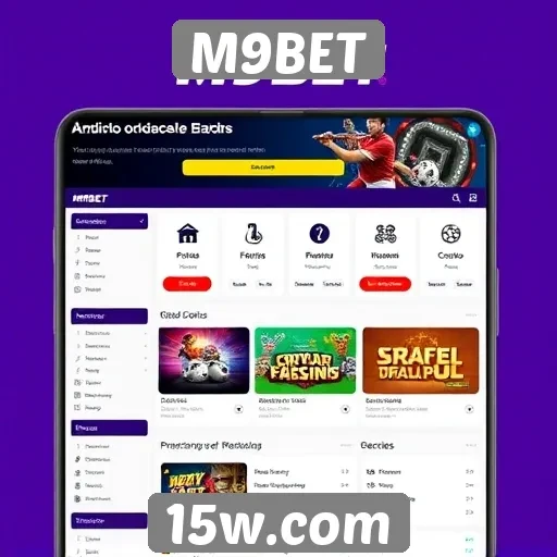 Interface do M9BET proporciona boa experiência ao usuário